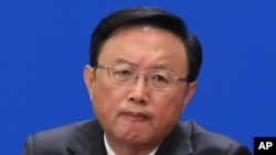 Chinese Foreign Minister Yang Jiechi attends a news conference in Beijing's Great Hall of the People, China, March 9, 2013. (File photo)