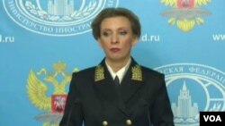 Maria Zakharova, porte-parole du ministère russe des Affaires étrangères, le 12 février 2016.