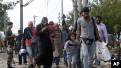 APTOPIX Macedonia Migrants