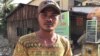Thin Seangly, 29 years old, from Prey Veng province was sold by a broker for 25,000 baht. He was on fishing boats which landed only on isolated island Benjina. He was rescued and landed in Phnom Penh last month after leaving Cambodia since 2009. (Phorn Bo