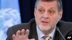 FILE - Jan Kubis, the U.N. Secretary-General's special representative to Afghanistan (2012 photo)