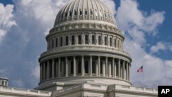 The U.S. Capitol is seen in Washington, Sept. 3, 2018, as the Senate prepares for the confirmation hearing of President Donald Trump's Supreme Court nominee, Brett Kavanaugh.