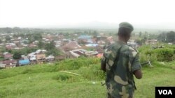 Dans la région du Nord Kivu, Bunagana, février 2013 (VOA/Nicolas Pinault) 