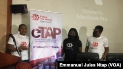 Lancement de la campagne "Covid-19 Transparency and Accountability in Africa" à Yaoundé, le 22 février 2021.
