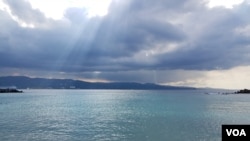 Jamaica's Montego Bay is a popular tourist destination. But is this "bay," a body of water enclosed partly by land, the "bay" used in the expression "to keep something at bay"? 