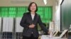 FILE - Taiwanese President and presidential election candidate Tsai Ing-wen casts her ballot at a polling station in New Taipei City, Taiwan, Jan. 11, 2020.