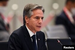 Menteri Luar Negeri AS Antony Blinken di sela-sela KTT APEC, di Bangkok, Thailand 17 November 2022. (Foto: REUTERS/Chalinee Thirasupa)