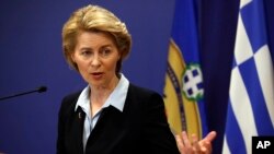 L'Allemande Ursula von der Leyen, candidate désignée pour la présidence de la Commission européenne.