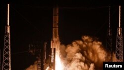 Boeing-Lockheed joint venture United Launch Alliance's next-generation Vulcan rocket launches on its debut flight from Cape Canaveral, Florida, Jan. 8, 2024.