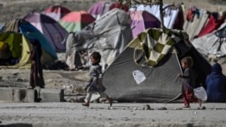 یک کمپ بیجاشدگان داخلی در افغانستان