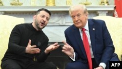 ԱՄՆ և Ուկրաինայի նախագահներ Դոնալդ Թրամփն ու Վոլոդիմիր Զելենսկին Սպիտակ տանը։ Վաշինգտոն, փետրվարի 28, 2025թ․։