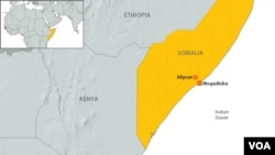 Afgoye and Mogadishu, Somalia