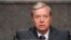 Le sénateur Lindsey Graham lors d'une audience de la commission judiciaire du Sénat au Capitole à Washington, le mercredi 6 mai 2020.