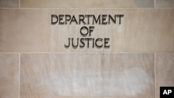 File - Robert F. Kennedy Department of Justice Building in Washington. 