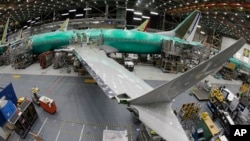 Fasilitas perakitan pesawat Boeing 737 di Renton, Washington, 27 Maret 2019. (Foto: dok). 
