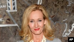 FILE - "Harry Potter" author J.K. Rowling.