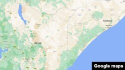 Kenya, Somalia map