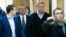 Russia Minister Detained: Russian Economic Development minister Alexei Ulyukayev, second left, is escorted to a court room in Moscow, Russia, Tuesday, Nov. 15, 2016.