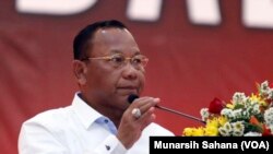 Kepala BNPT Mayjen Polisi Saud Usman Nasution. (VOA/Munarsih Sahana)