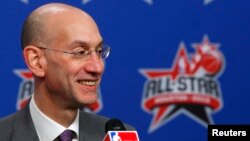 애덤 실버 미 프로야구 NBA 차기 총재 (자료사진)