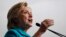 Democratic presidential candidate Hillary Clinton speaks during a campaign event at Truckee Meadows Community College, in Reno, Nevada, Aug. 25, 2016.
