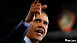 Presiden Obama mengatakan semasa pemulihan ekonomi AS, pekerja kelas menengah telah banyak dirugikan (24/7). 