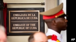 Kedutaan Besar Kuba di Washington. Departemen Luar Negeri AS mengusir dua diplomat Kuba setelah rangkaian insiden di Kedubes AS di Havana yang mengakibatkan diplomat AS mengalami gejala-gejala fisik. (Foto:dok)