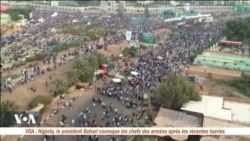 Renversement de Béchir, poursuite de la contestation