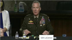 폴 라캐매러 주한미군사령관 지명자는 18일 상원 군사위원회 인준청문회에서 증언했다.