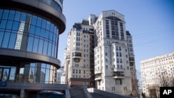 Gedung Evrofinance Mosnarbank di Moskow, Rusia (Foto: dok).