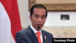 Presiden Jokowi saat memberikan pengarahan pada Sidang Kabinet Paripurna di Jakarta, 7 Januari 2019. (Foto: Setpres RI)