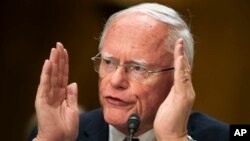 Utusan Khusus AS untuk Suriah, James Jeffrey di gedung Capitol, Washington, D.C., 22 Oktober 2019.