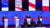 Četvoro predsedničkih kandidata na podijumu četvrte republikanske debate - ponovo bez Trampa