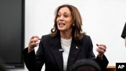 Kamala Haris u kampanji u Džordžiji, 29. avgust 2024. (AP Photo/Jacquelyn Martin)