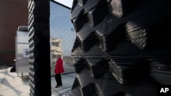 "Odštampana kuća" pored kanala u Amsterdamu u Holandiji. 