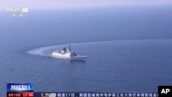 د چین جنګي کښتۍ د تایوان په شاوخوا کې د نظامي تمریناتو په حال کې 