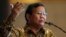 FILE - Indonesian presidential candidate Prabowo Subianto.