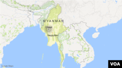 Pusat gempa di dekat Chauk, Myanmar (Foto: dok).