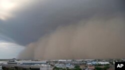 Badai pasir di Arizona pada Agustus 2013.