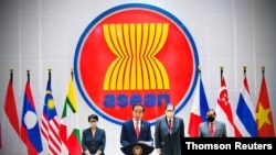 سخنان جوکو ویدودو، رئیس جمهوری اندونزی، در اجلاس اضطراری آسه‌ان (رویترز، ۲۴ آوریل ۲۰۲۱)