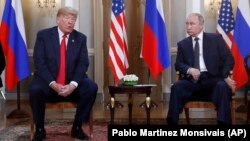 Pertemuan Presiden Trump dan Presiden Putin di Helsinki, Finlandia. (Foto: ilustrasi)