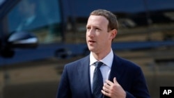 FILE - Facebook's CEO Mark Zuckerberg, May 23, 2018. 