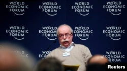 Kepala perusahaan energi raksasa Perancis, Total, Christophe de Margerie dalam Forum Ekonomi Dunia di Davos, Swiss (Foto: dok).