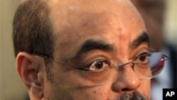 Ethiopia’s Prime Minister Meles Zenawi (file photo)