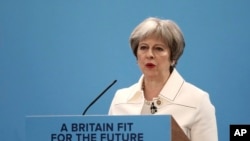  Theresa May, Firayim Ministar Birtaniya