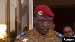 Le lieutenant Colonel Yacouba Isaac Zida, Premier ministre de la transition au Burkina Faso