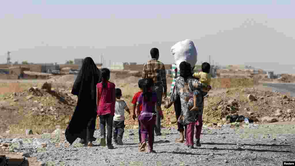 Yazidi da Mosul, Kasar Iraqi, Agusta 21, 2014.