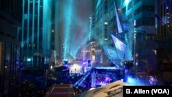 Super Bowl Live is 10-day party stretching across six blocks of downtown Minneapolis, Minnesota, leading up to the Super Bowl, the NFL championship football game between the Philadelphia Eagles and New England Patriots, Feb. 4, 2018.