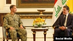 دیدار دریاسالار برد کوپر با نچیروان بارزانی