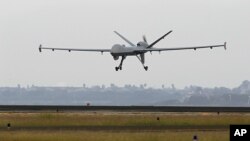 Amerikaning uchuvchisiz qiruvchi samolyotlaridan biri 